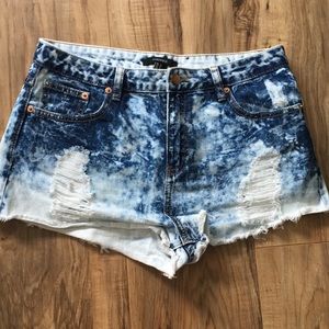 Forever 21 high waisted distressed shorts: 27